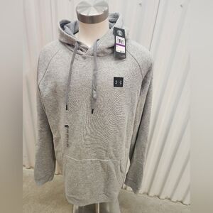 NWT Under Armour Men's Gray Hoodie Sweater Size 2XL